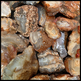 Moroccan Agate, Rough Rock, per lb