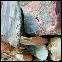 Polychrome Jasper, Rough Rock, per lb