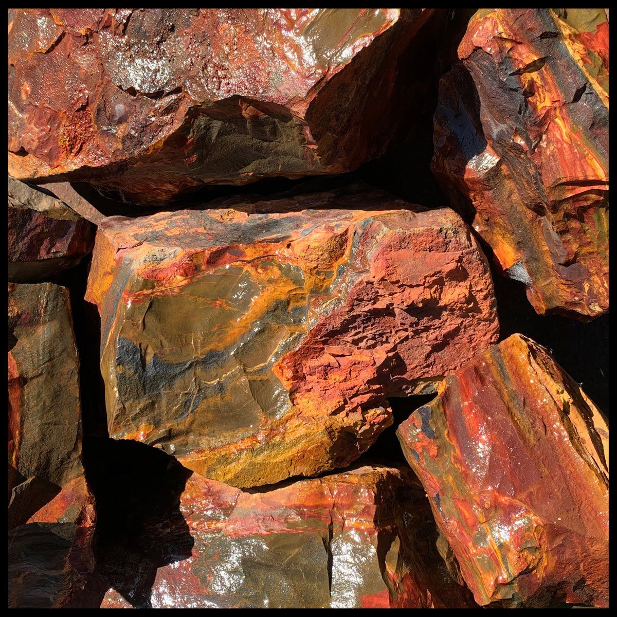 格安即決 Rock, Rough Jasper, Brockman per Inc. Shop, Gem The lb| ピアス