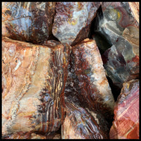 Sarape Jasper, Rough Rock, per lb