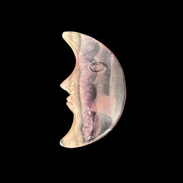 Moon With Face Carving