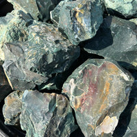 Bloodstone, Rough Rock, per lb