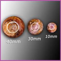 Agua Nueva Moss Agate Sphere, 10mm