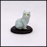 Cat Carving on Base