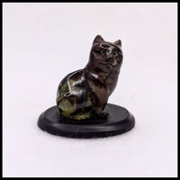 Cat Carving on Base