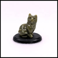 Cat Carving on Base