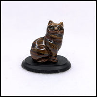 Cat Carving on Base