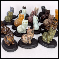 Cat Carving on Base
