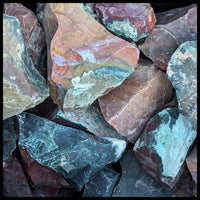 Fancy Jasper, Rough Rock, per lb