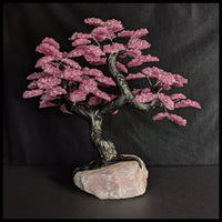 GST208sz7 Gemstone Tree - Rose Quartz