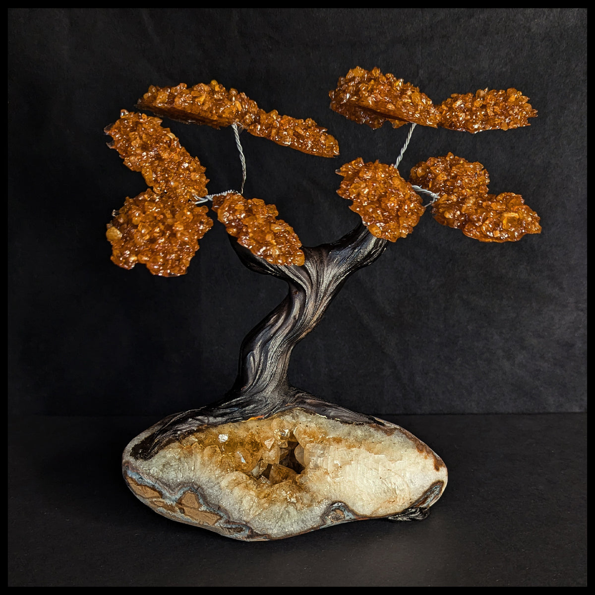 citrine bonsai tree GST211sz5 Gemstone Tree