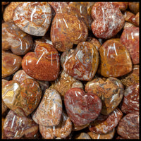 Agua Nueva Moss Agate Heart, 3cm