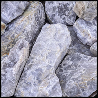Lithium Quartz, Rough Rock, per lb