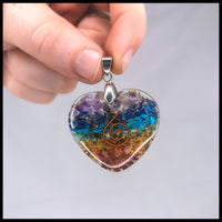 Orgonite Heart Pendant