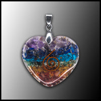 Orgonite Heart Pendant