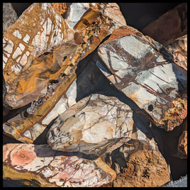 Outback Jasper, Rough Rock, per lb