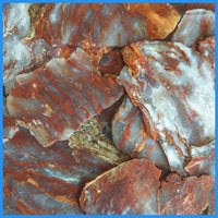Red Velvet Agate Slabs - 1 lb lot