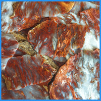 Red Velvet Agate Slabs - 1 lb lot