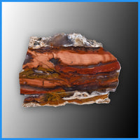 Red Velvet Agate Slabs - 1 lb lot