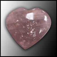 Rose Quartz Heart, Large - Multiple Sizes Available!