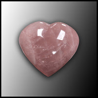 Rose Quartz Heart, Large - Multiple Sizes Available!