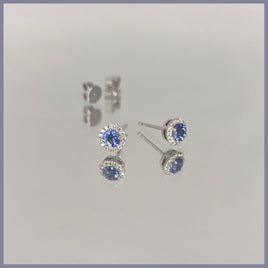 RSJ307 Sapphire Earrings