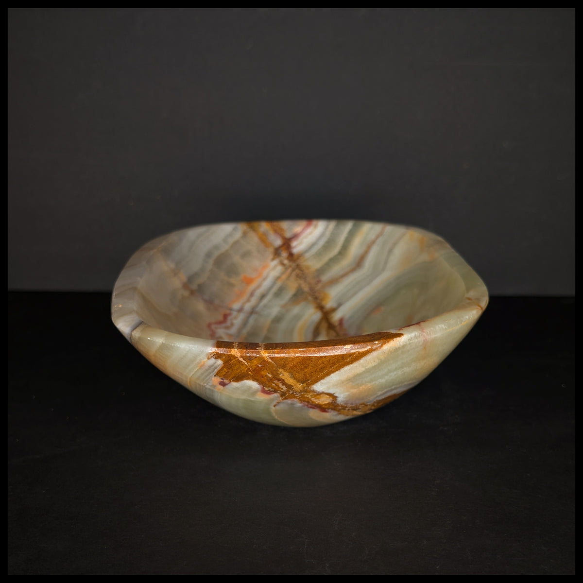 STB115 Onyx Stone Bowl| The Gem Shop, Inc.