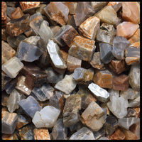 Moonstone, Tumbling Rough, per lb