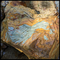 Blue Mustang Picture Jasper, Rough Rock, per lb