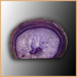 Brazilian Agate Vertical Candle Holder, Purple