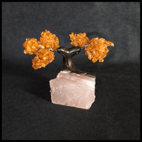 GSTsz2 Gemstone Tree - Citrine and Quartz