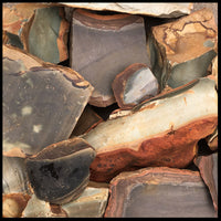 Landscape Jasper, Rough Rock, per lb