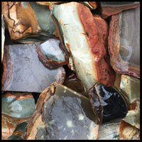 Landscape Jasper, Rough Rock, per lb