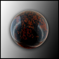 Mahogany Obsidian Sphere