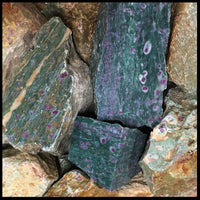 Ruby in Fuchsite, Rough Rock, per lb