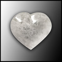 Selenite Bowl, Heart, 14 cm