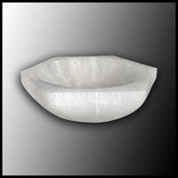 Selenite Bowl, Hexagon, 10 cm