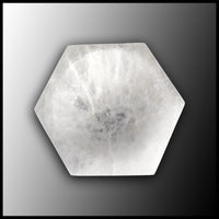 Selenite Bowl, Hexagon, 10 cm