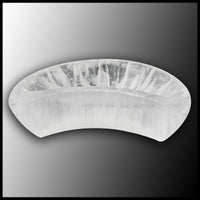 Selenite Bowl, Moon, 14 cm