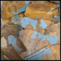 Blue Mustang Picture Jasper Slabs - 1 lb lot