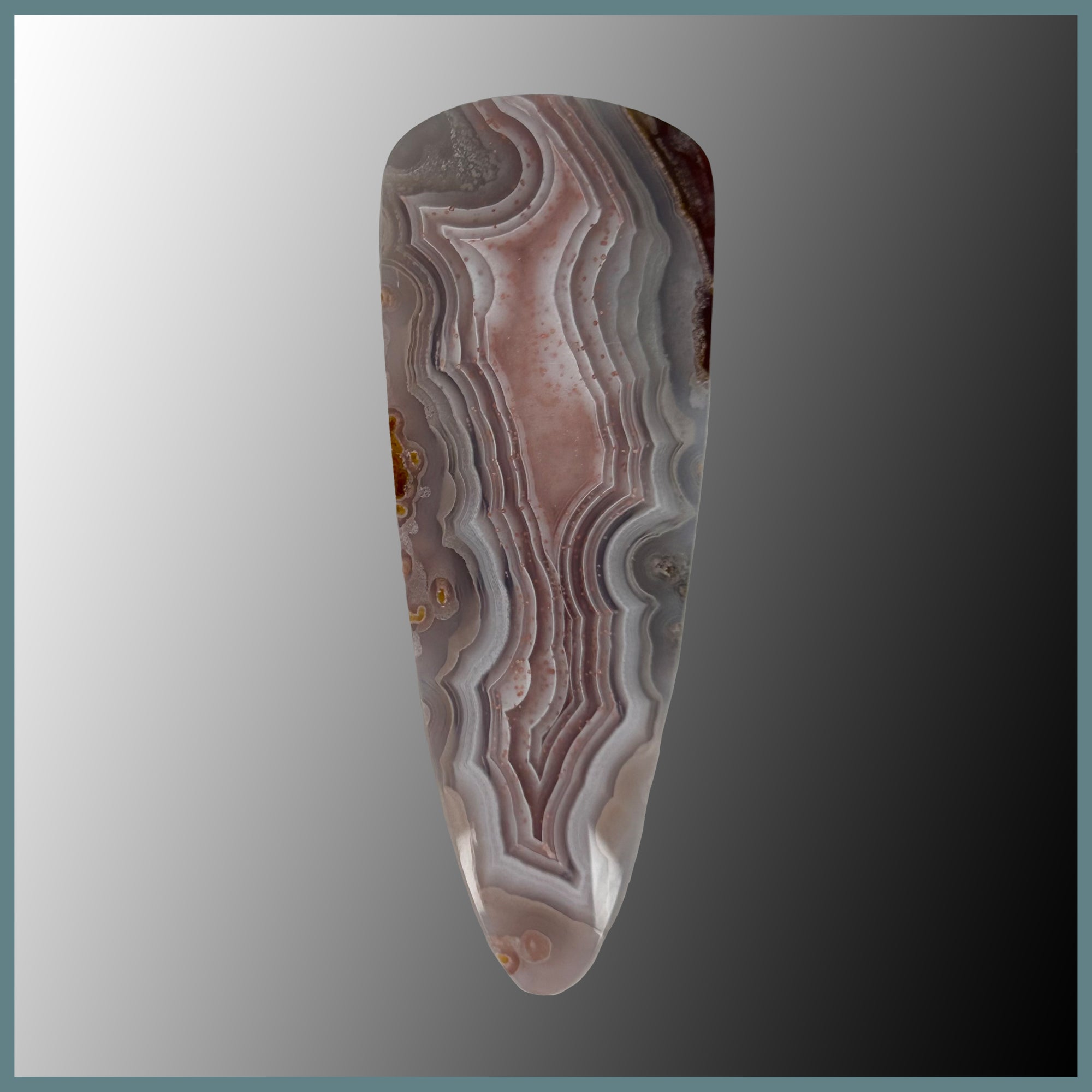 Agua Nueva hot Agate Cabochon