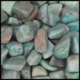 Amazonite, Brazil, Tumbled Stone, 1 lb lot