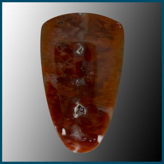 FLA126c Flame Agate Cabochon
