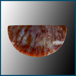 FLA128c Flame Agate Cabochon