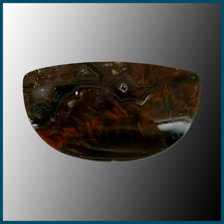 FLA131c Flame Agate Cabochon