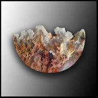 Graveyard Point Plume Agate Slabs (Regency Rose) - 1 lb lot