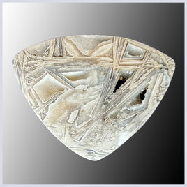 LAT105c Lattice Lace Agate Cabochon