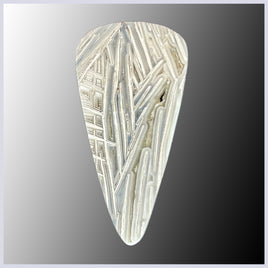 LAT109c Lattice Lace Agate Cabochon