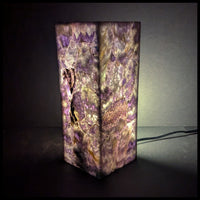 STL110 Amethyst Stone Lamp