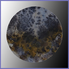 PLU136c Plume Agate Cabochon
